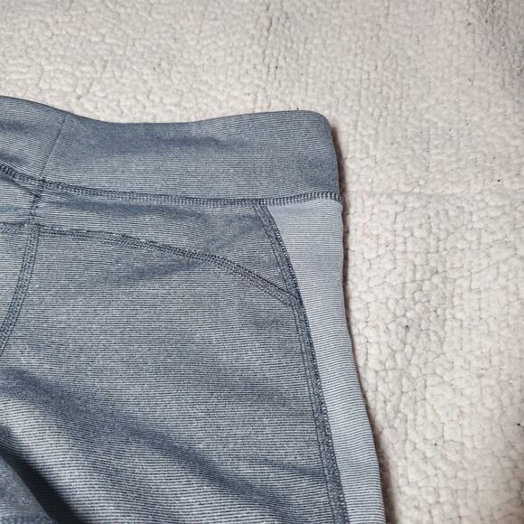 Aero Live Love Dream Yoga Athletic Shorts M Grey Stripe Activewear Compression - Picture 10 of 14